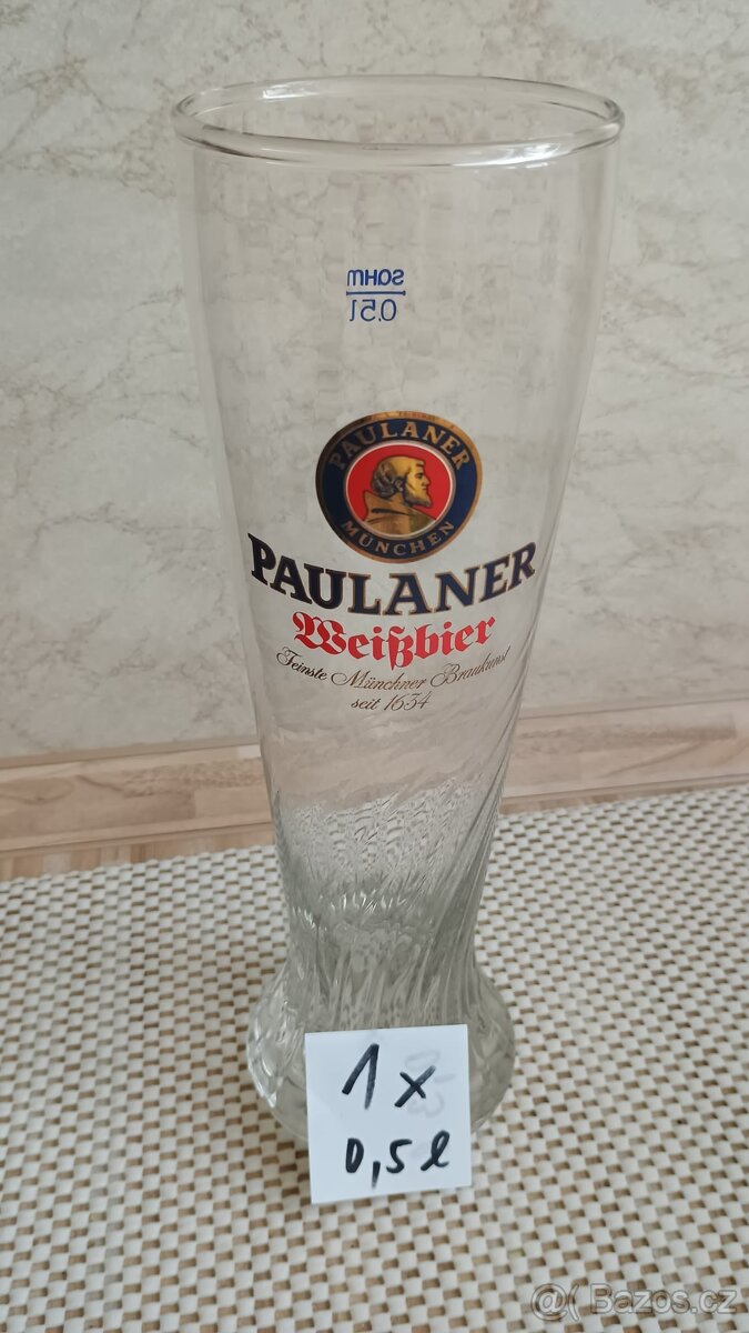 Pivní sklenice Paulaner, Kloster, Herforder - 3