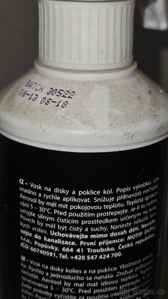 Vosk na disky - 3