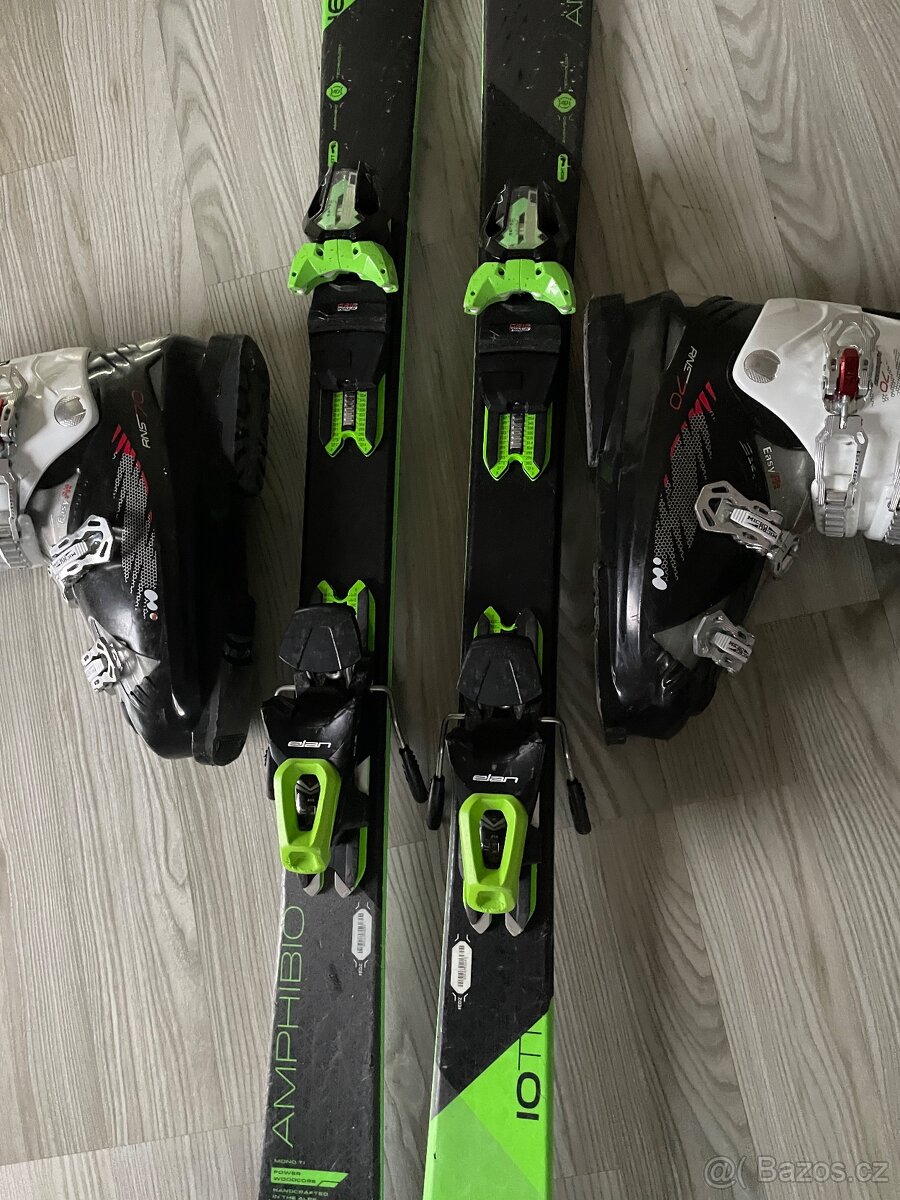 Lyže Elan 160 cm + lyžáky 44-45 - 3