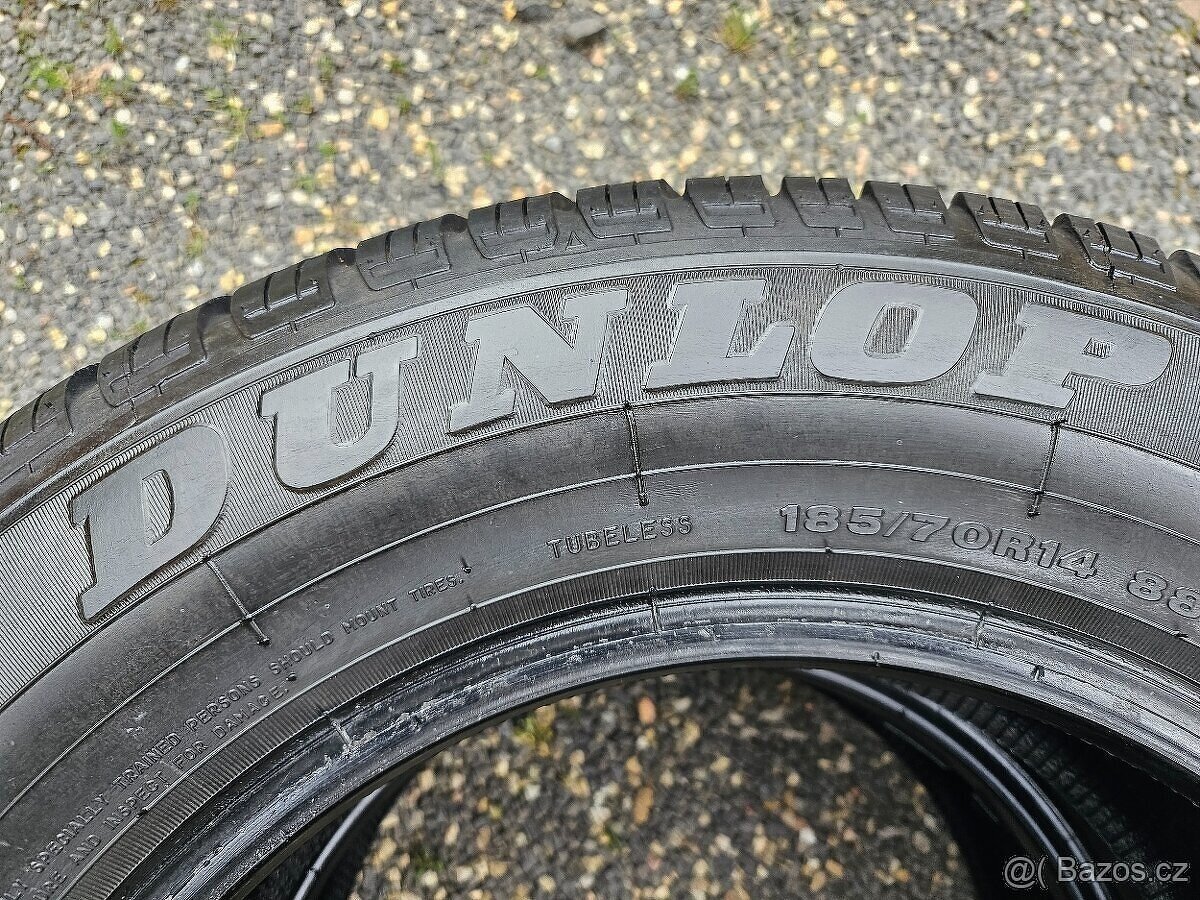 2 Letní pneumatiky Dunlop SP10 3E 185/70 R14 - 3
