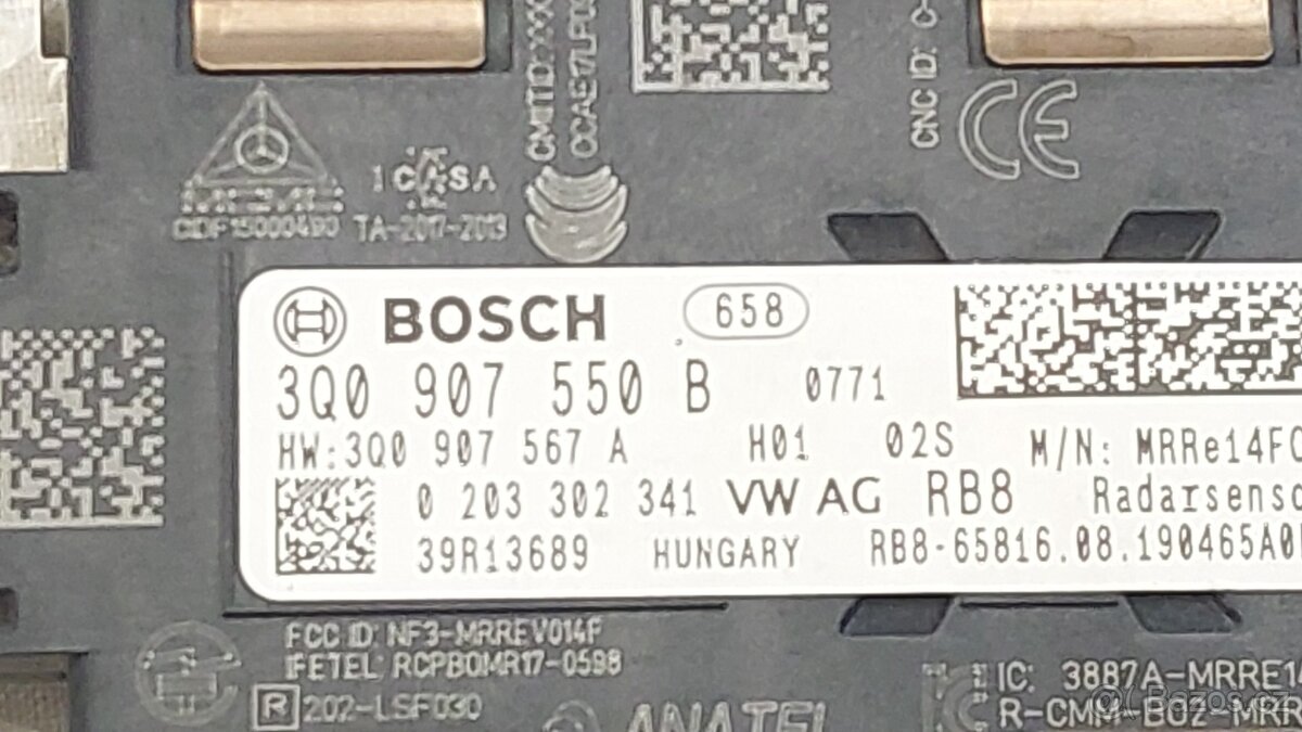 Škoda Superb III – RADAR 3Q0907550B - 3