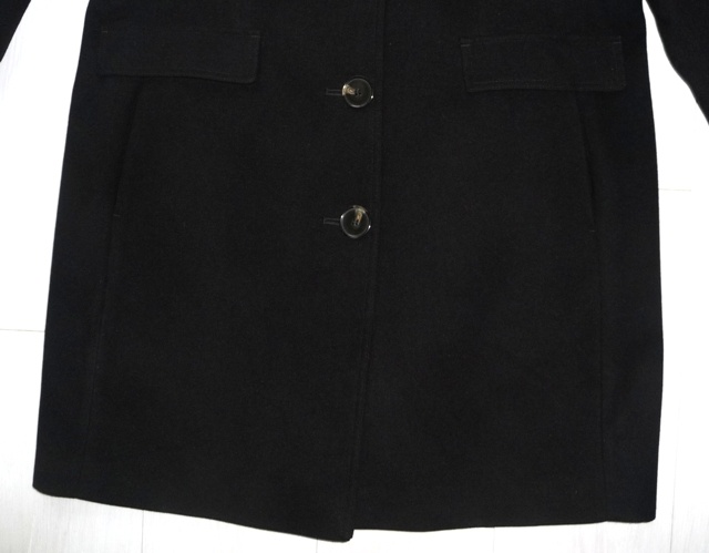 Kvalitní černý zimní kabát/paleto, vel. XL, zn.Marks&Spencer - 3