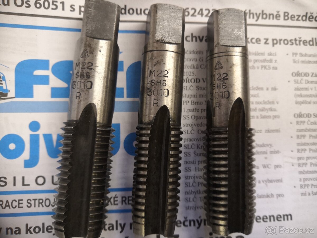 P:závitníky M22 + M24 - 3