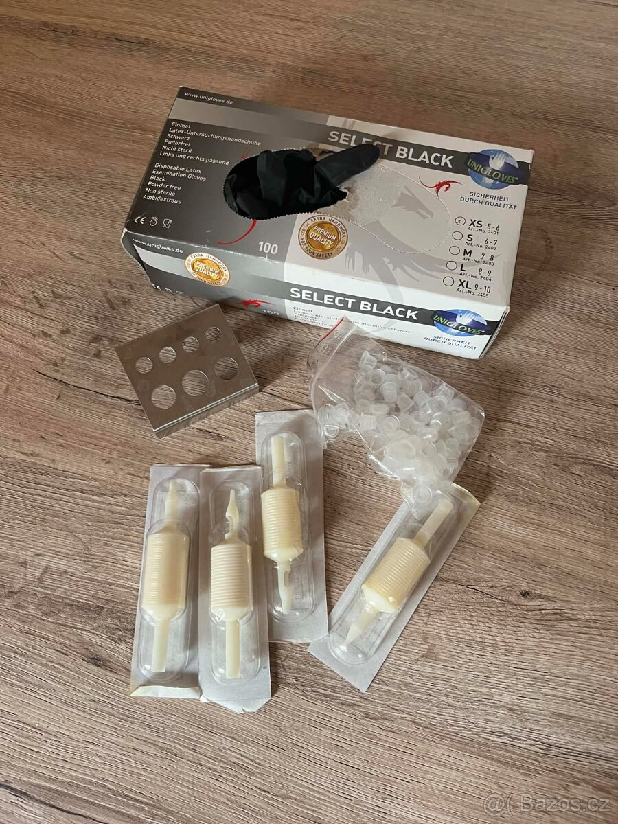 Tetovací set – cívkový strojek + příslušenství - 3