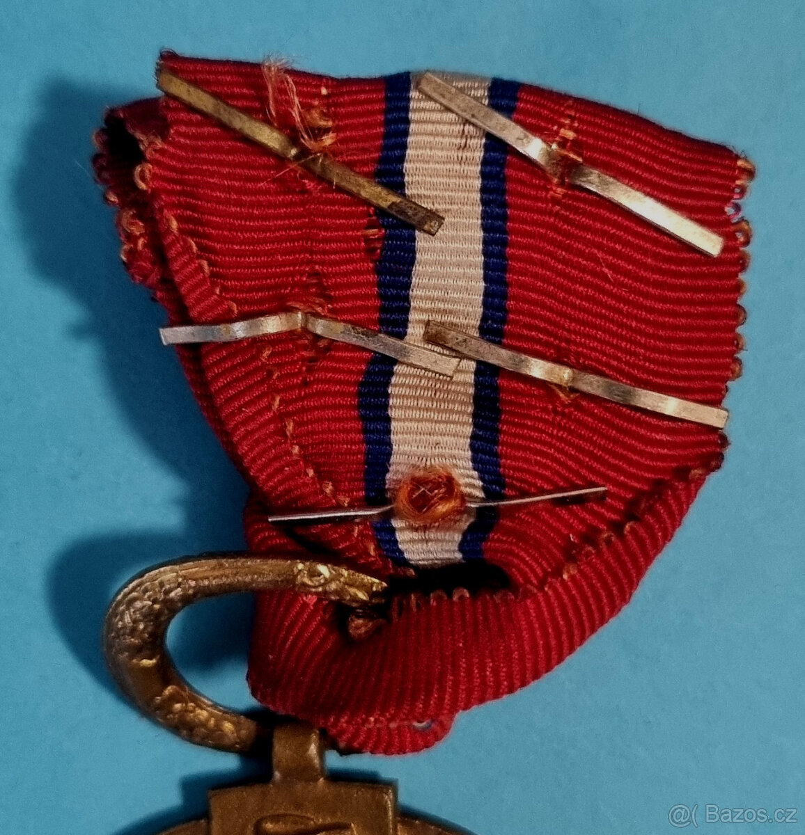 ČS revoluční med. stříbrný lipový lístek a č. pluků 1-6-8-10 - 3