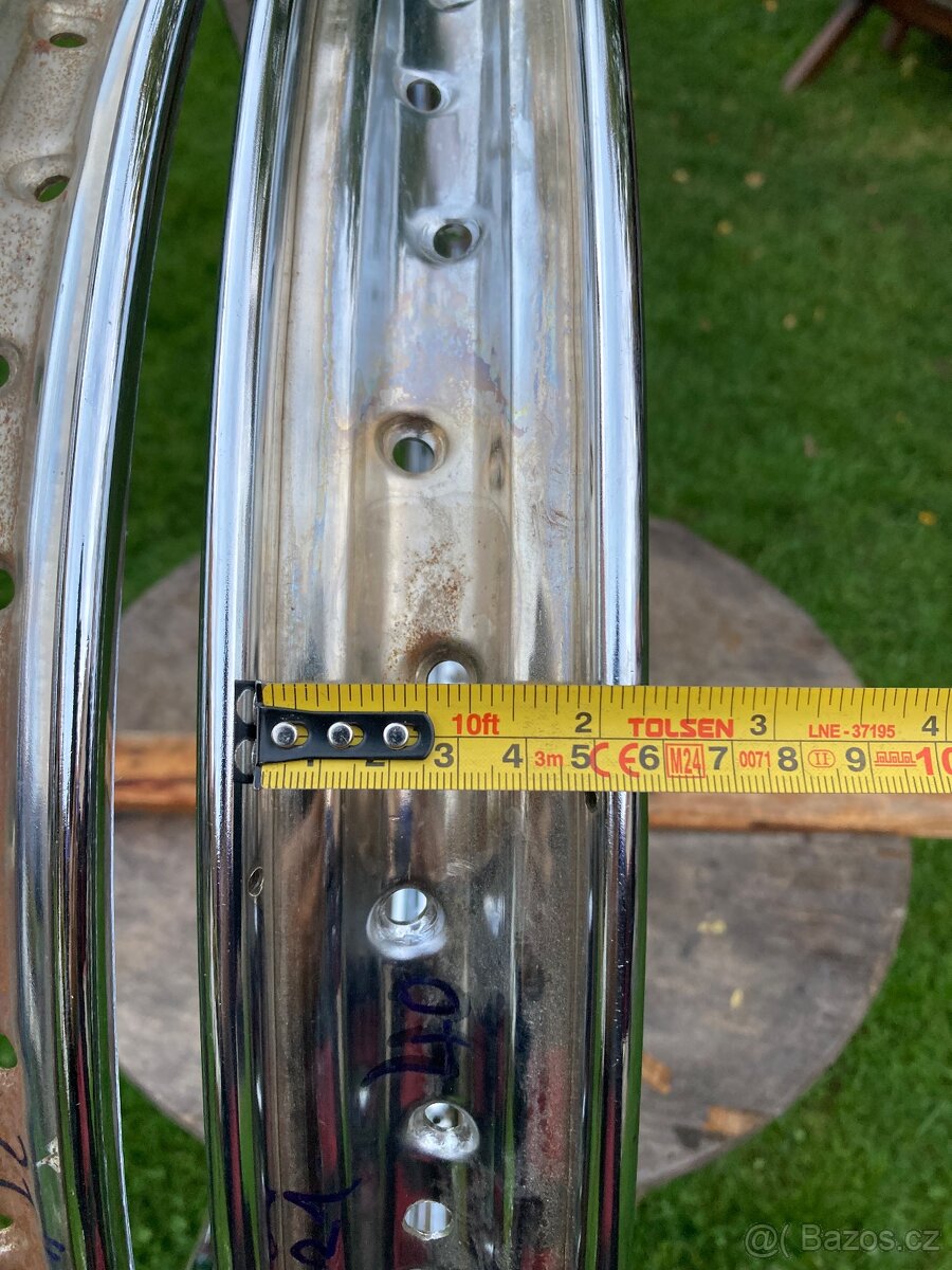 CHROM ráfky 21” 40 děr - 3