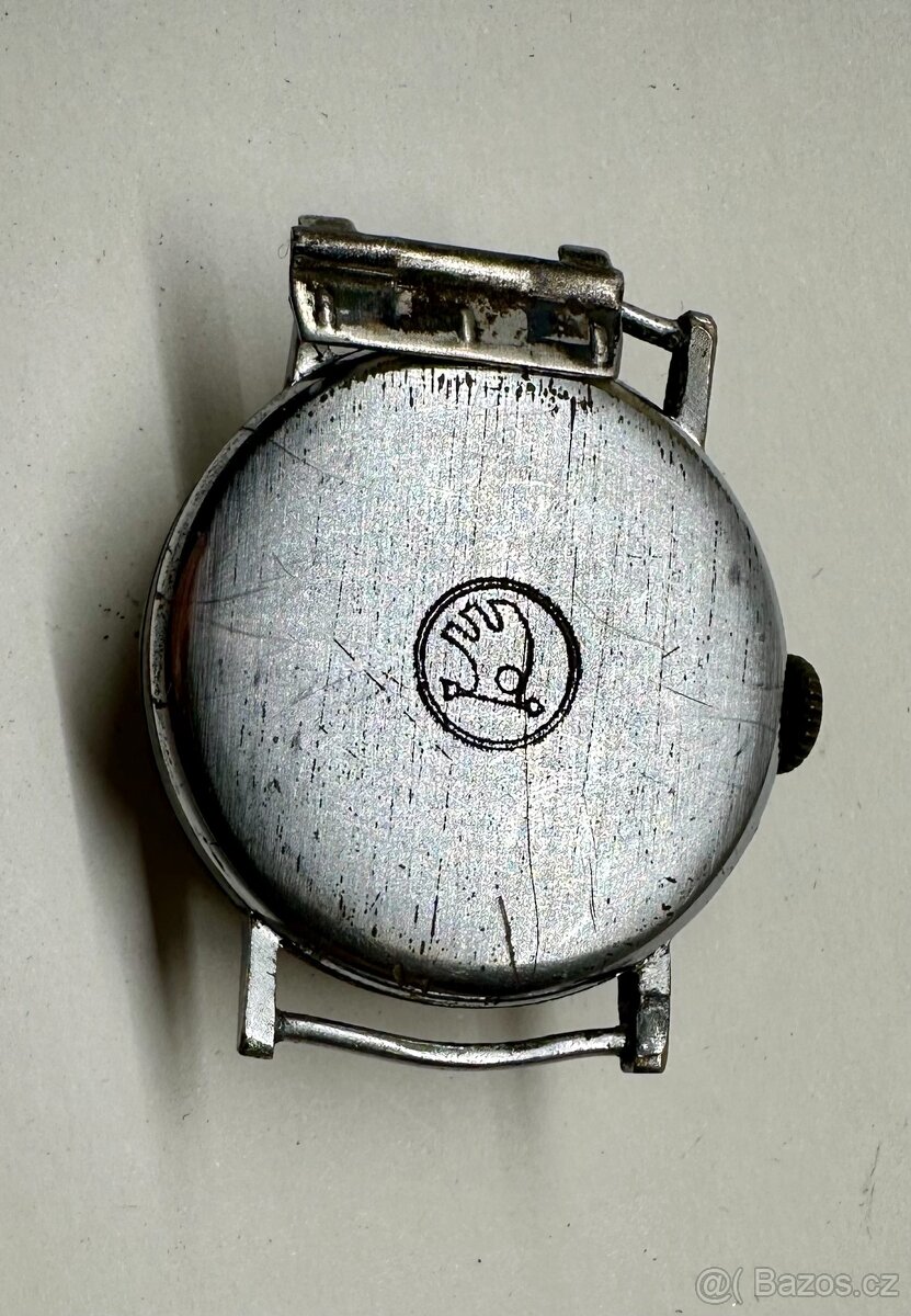 VINTAGE náramkové hodinky mechanické Swiss Watch ŠKODA logo - 3