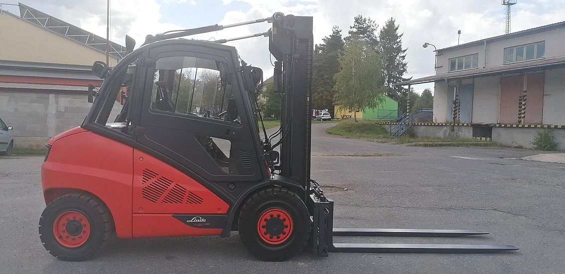 LINDE H50D-02 pozicionér+boční posuv + váha - 3