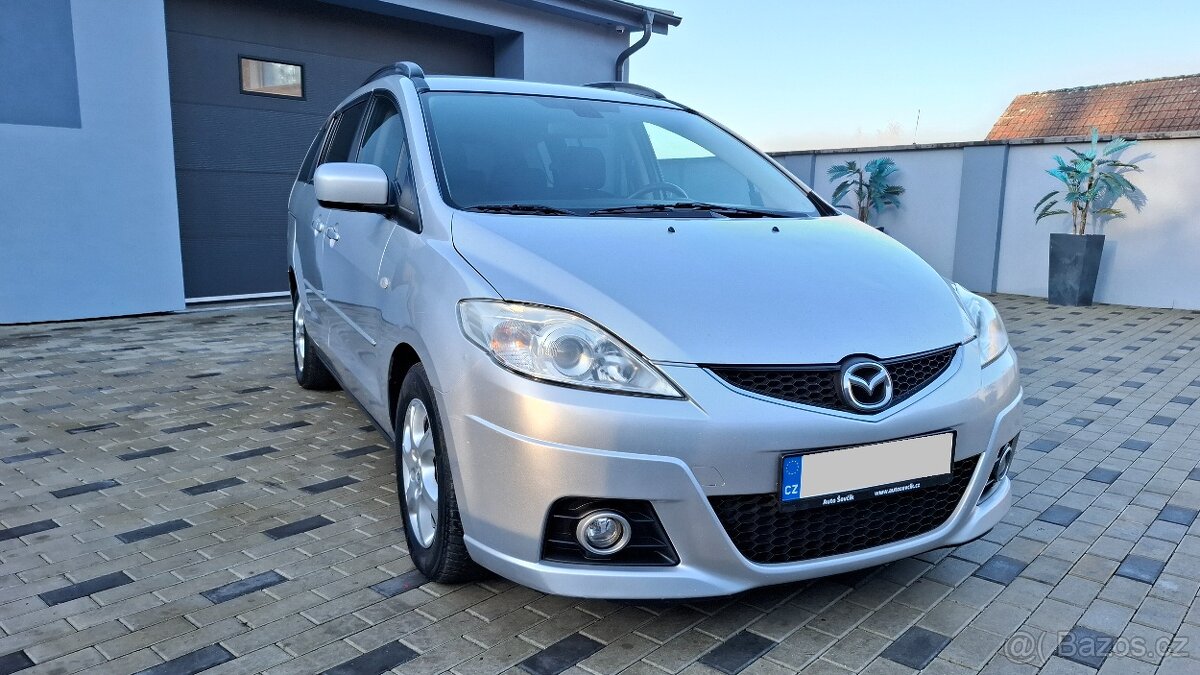 Mazda 5 Kombi 2,0 Diesel - 16V 81kw. 7 MÍSTNÁ - STK: 9/2027 - 3