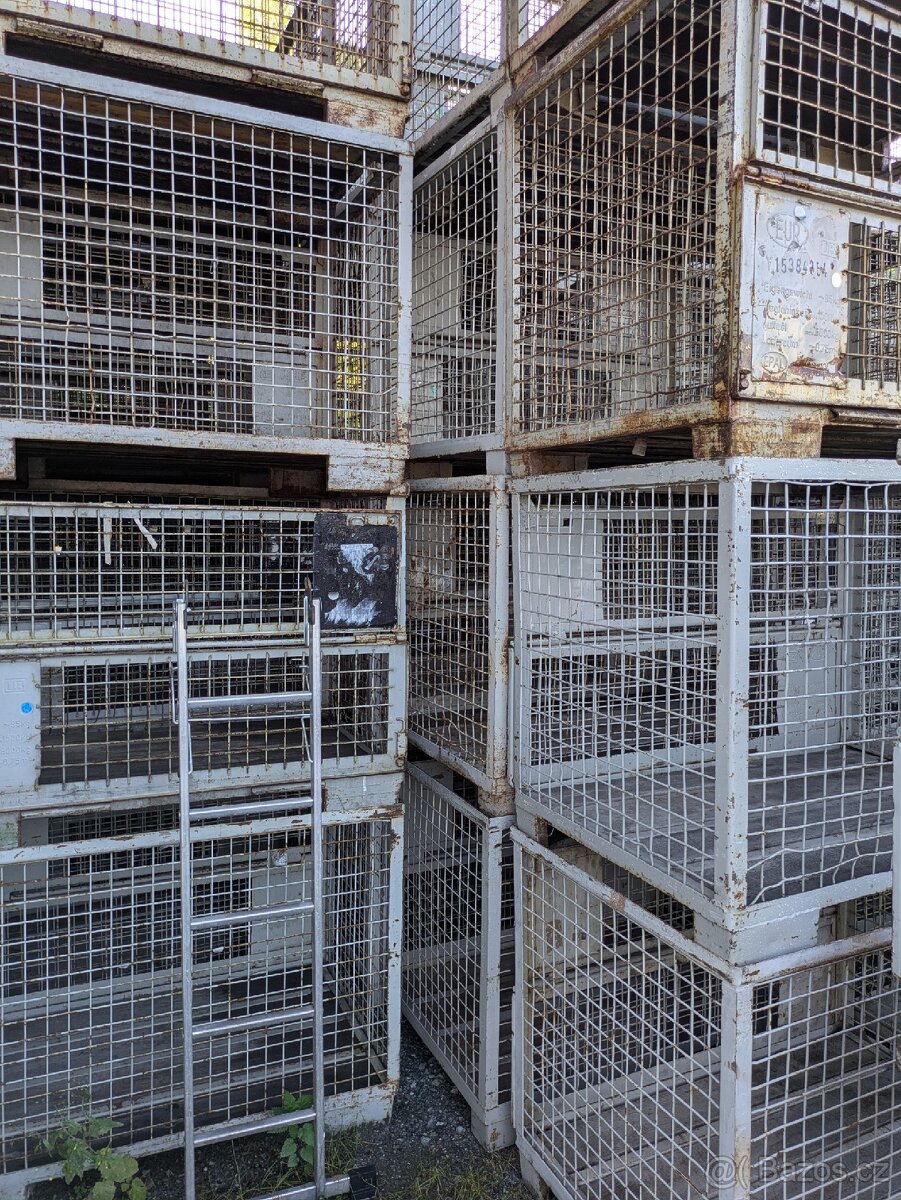 Kovové klece gitterbox - 3