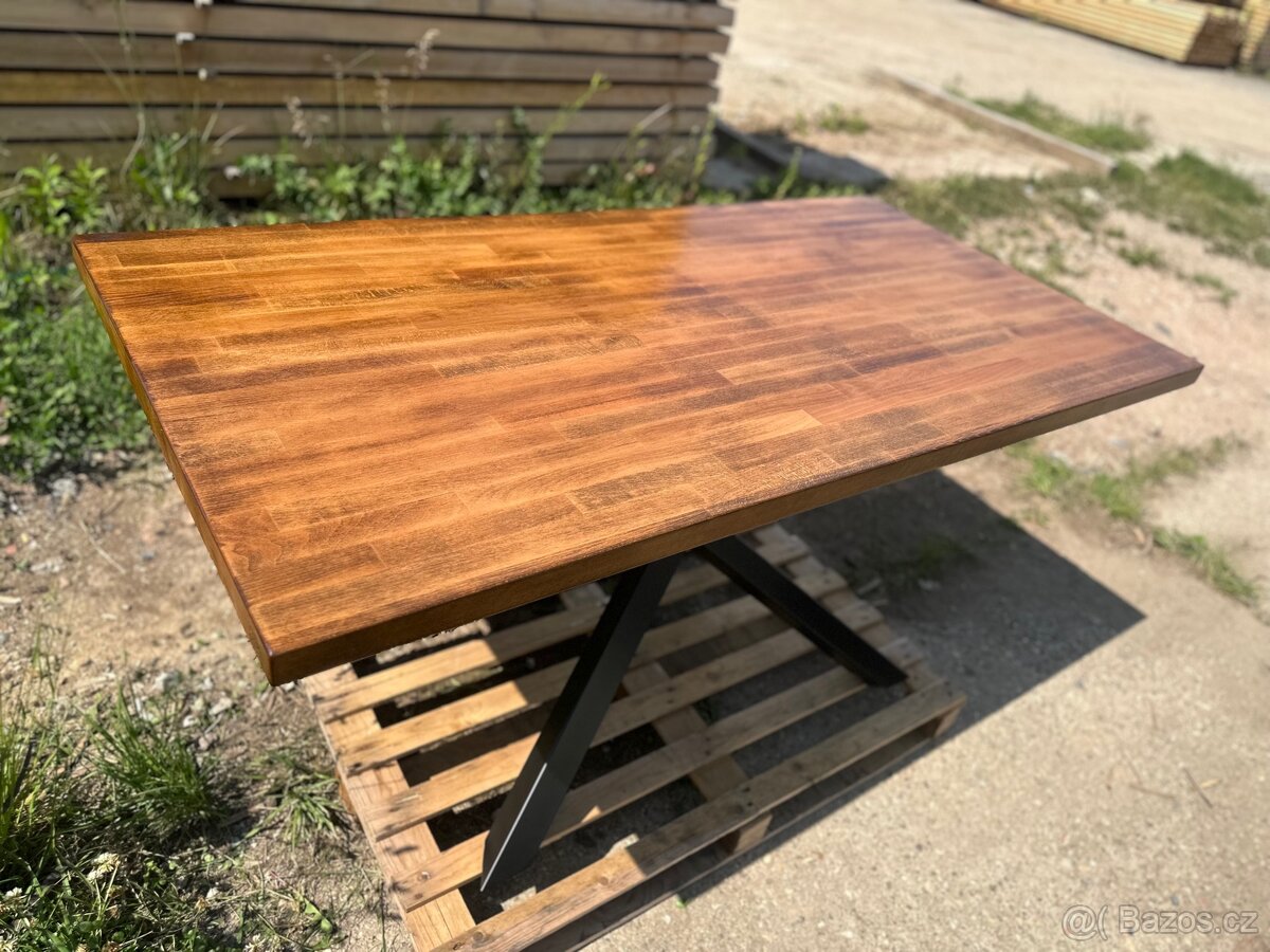 Akce Jídelní stůl s bukovým masivem - 3