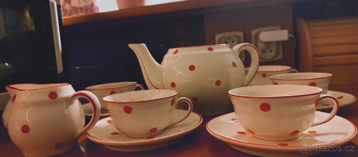 Retro starý kávový servis - 3