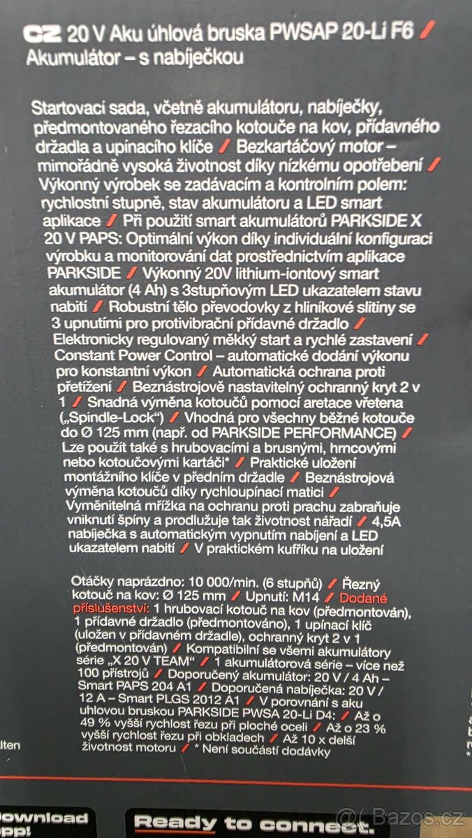 Aku flexa parkside s baterii a nabíječkou nová - 3