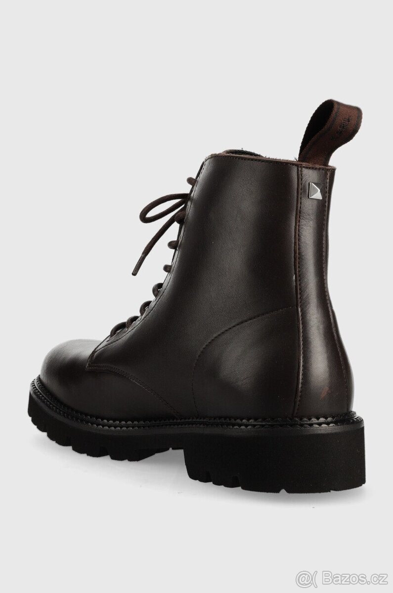 Pánské kožené boty KARL LAGERFELD - 3