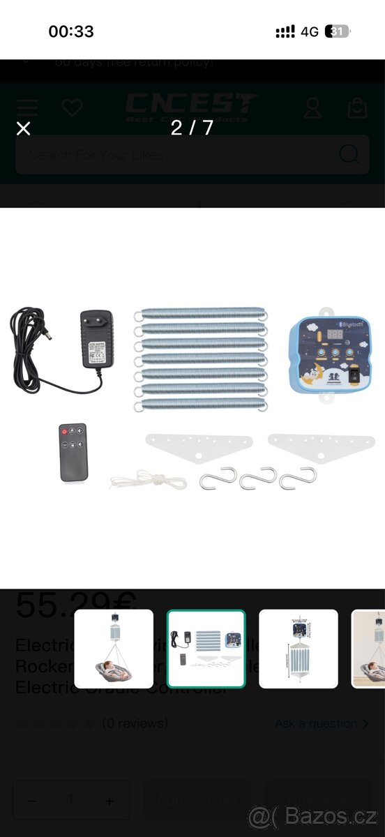 Elektrický ovladač kolébky pro miminko - 3