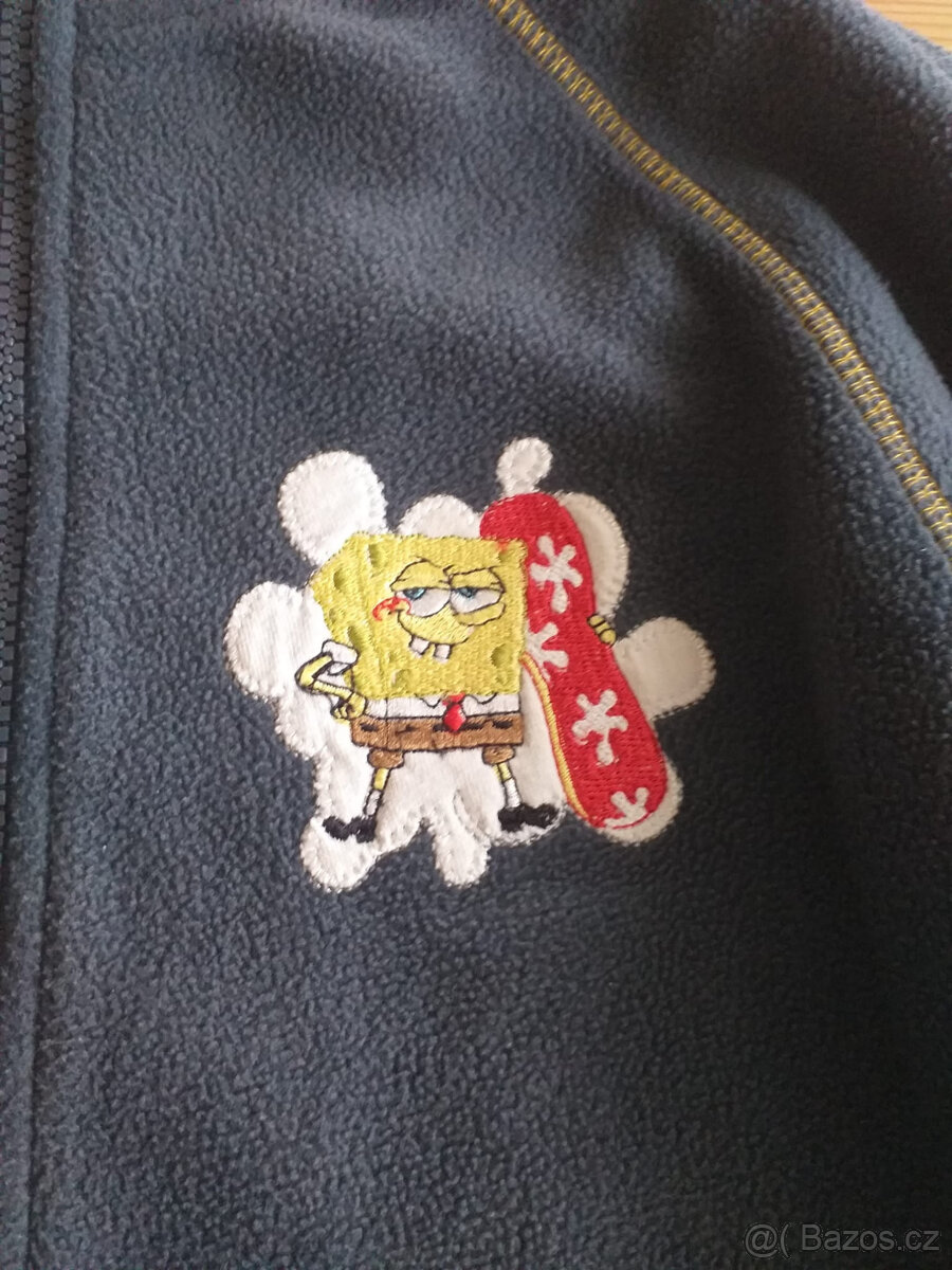 Fleecová mikina Spongebob vel.140 - 3