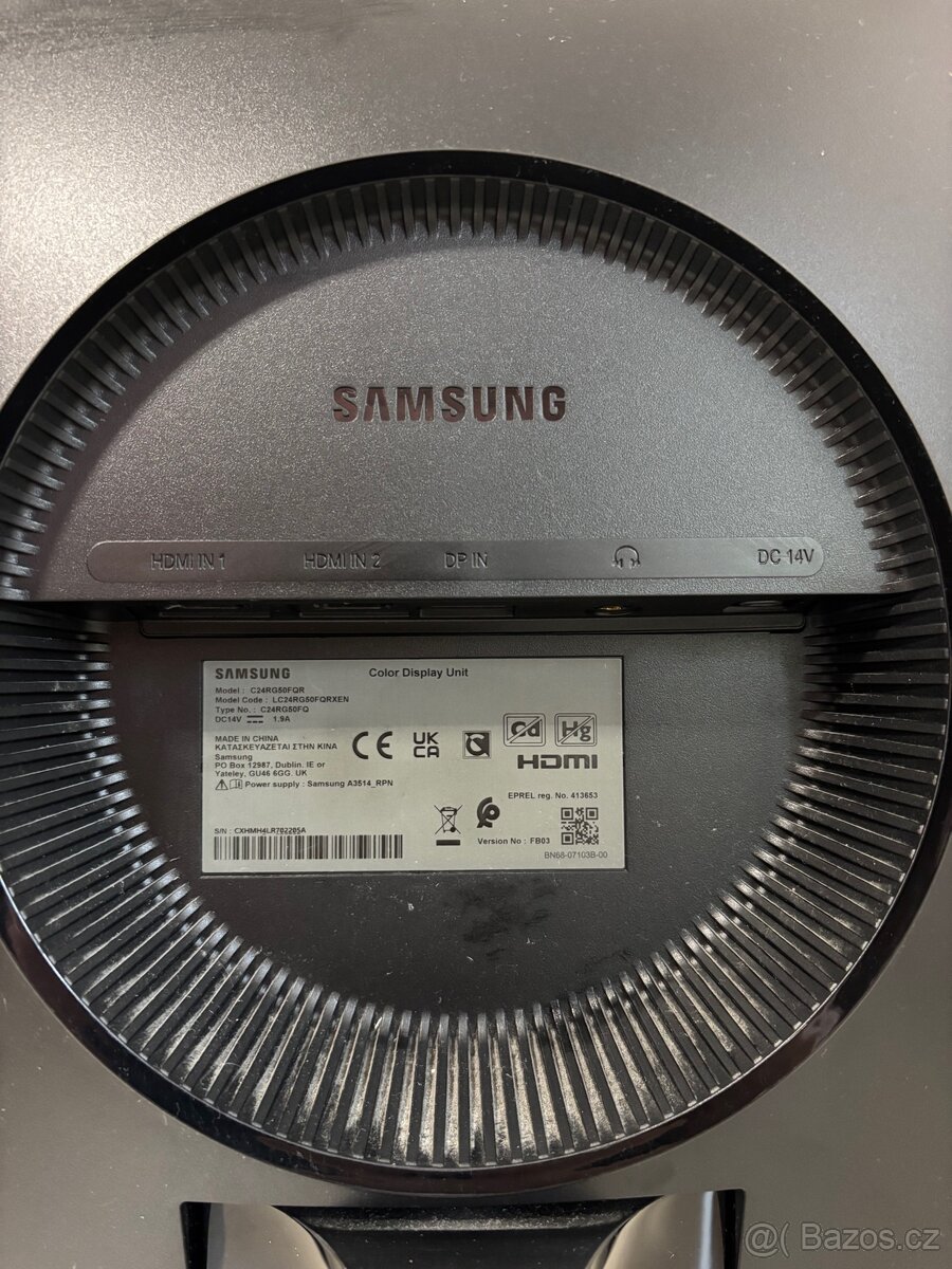 Monitor Samsung C24RG50FQR - 3