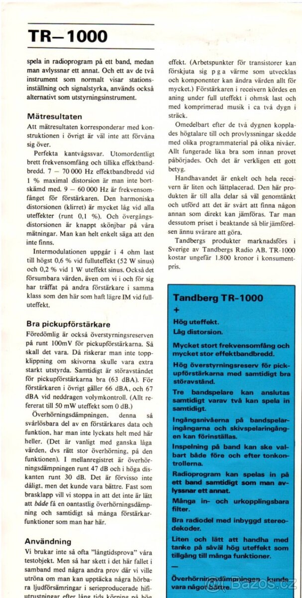 Tandberg Hi-Fi - 3