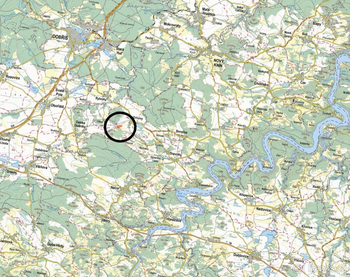 Louka, prodej, Drhovy, Příbram - 3