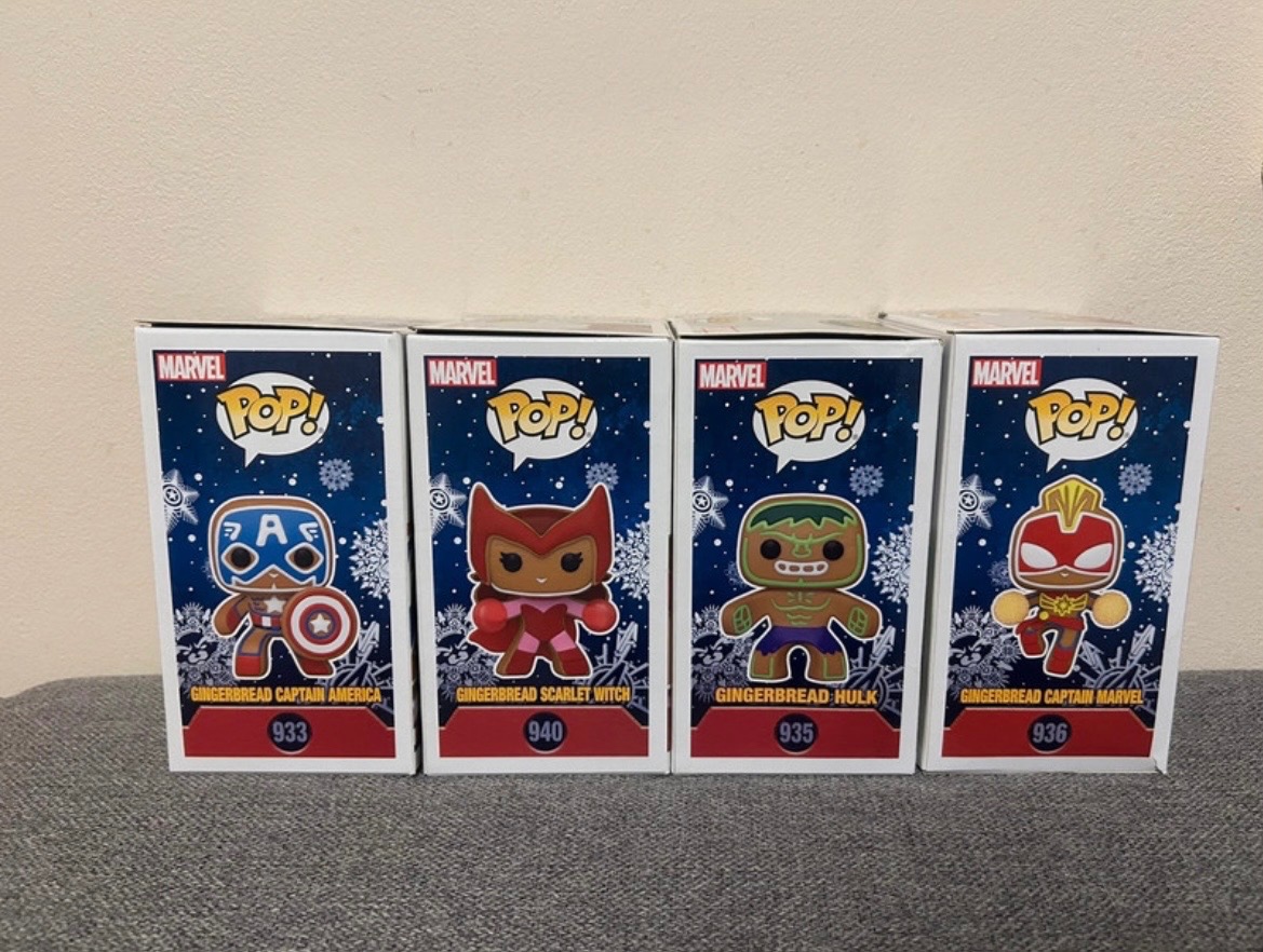 Marvel Gingerbread Funko Pop set - 3