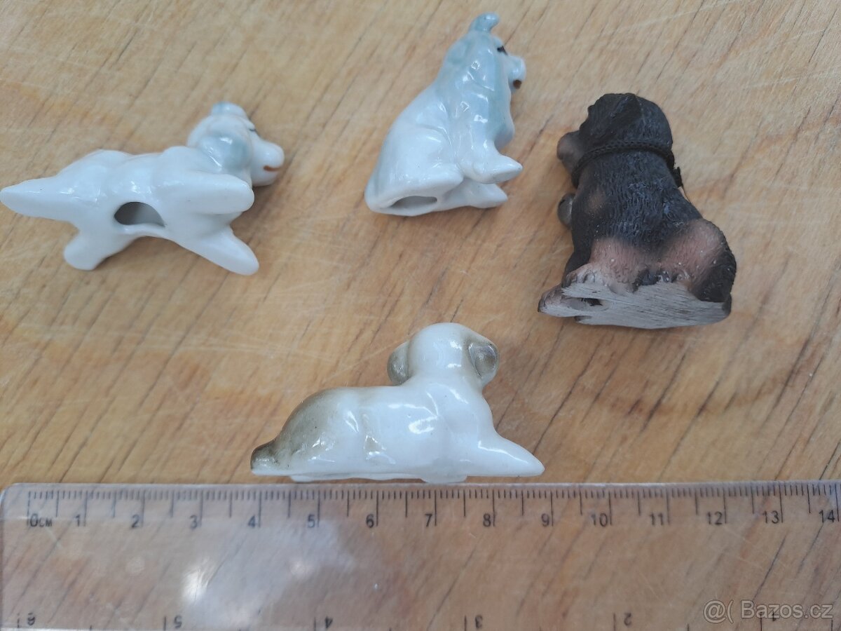 mini porcelán psi - 3