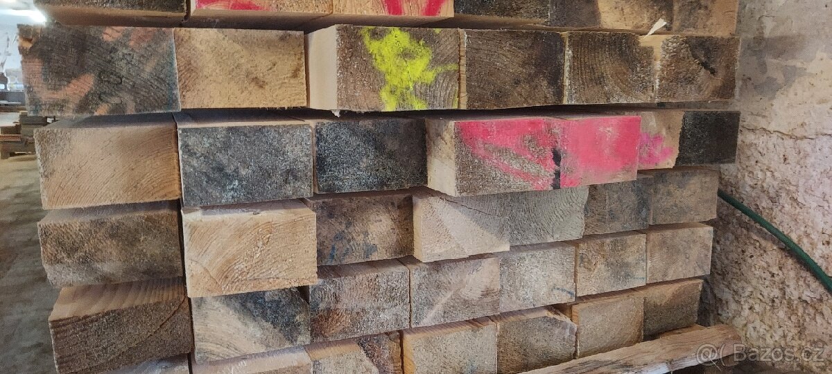 Smrkové trámy - hranoly 8x10,10x10,12x12,14x10,16x10,16x12 - 3