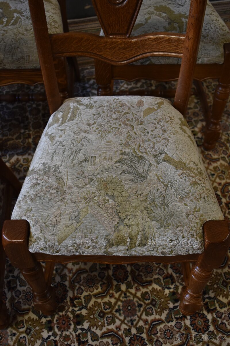 6X Masivní židle - 3