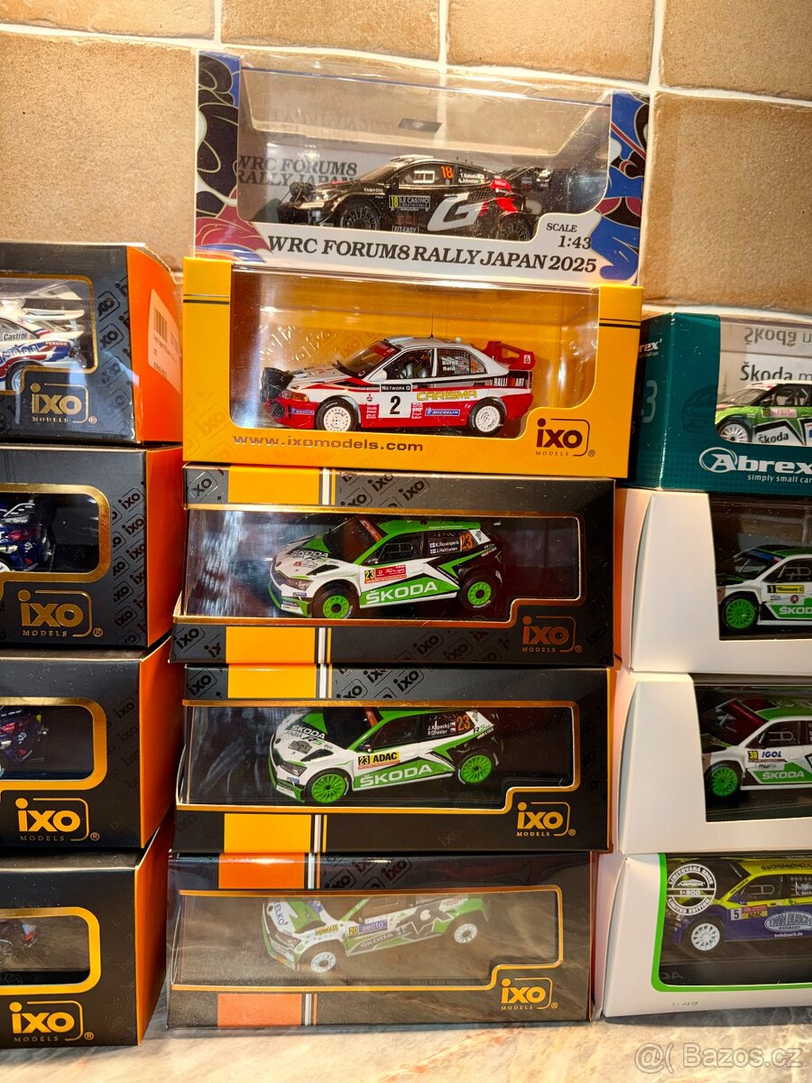 Rally modely 1:43(speciální edice, limitované série i běžné - 3