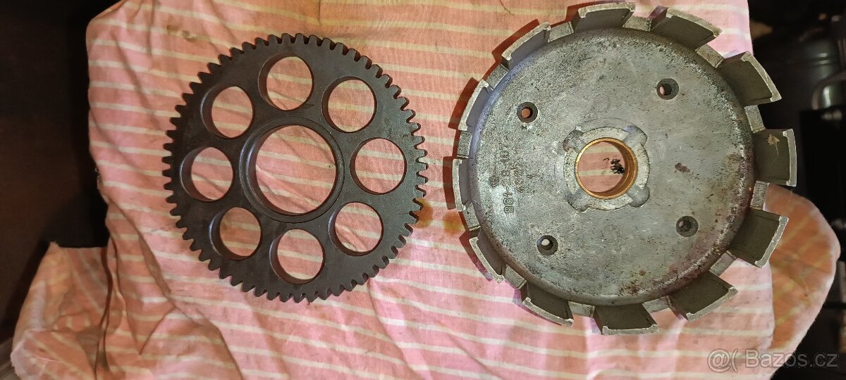 spojkový koš na ČZ motor typ 861 OHC objem 200 ccm - 3