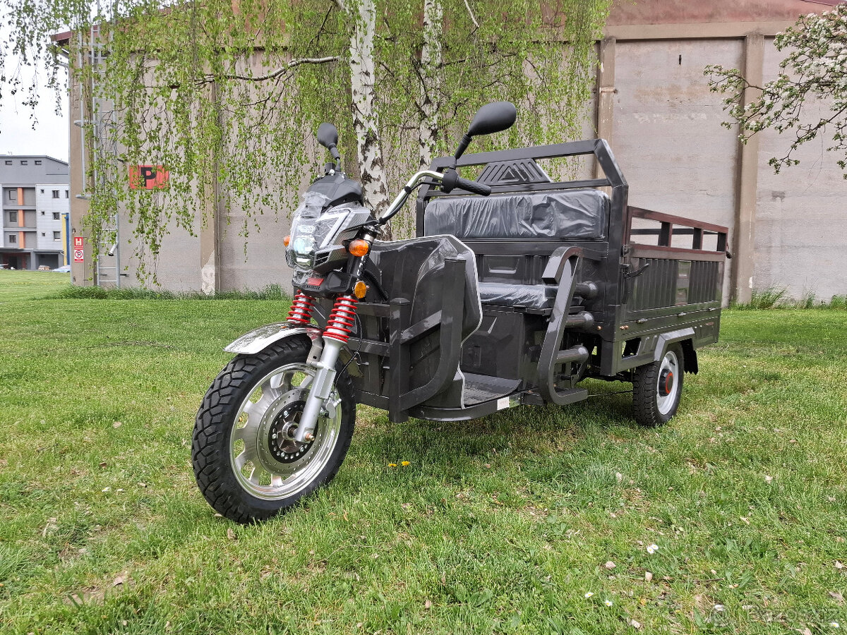 pracovní elektrická Tříkolka Zethos T-08 1500W na SPZ - 3