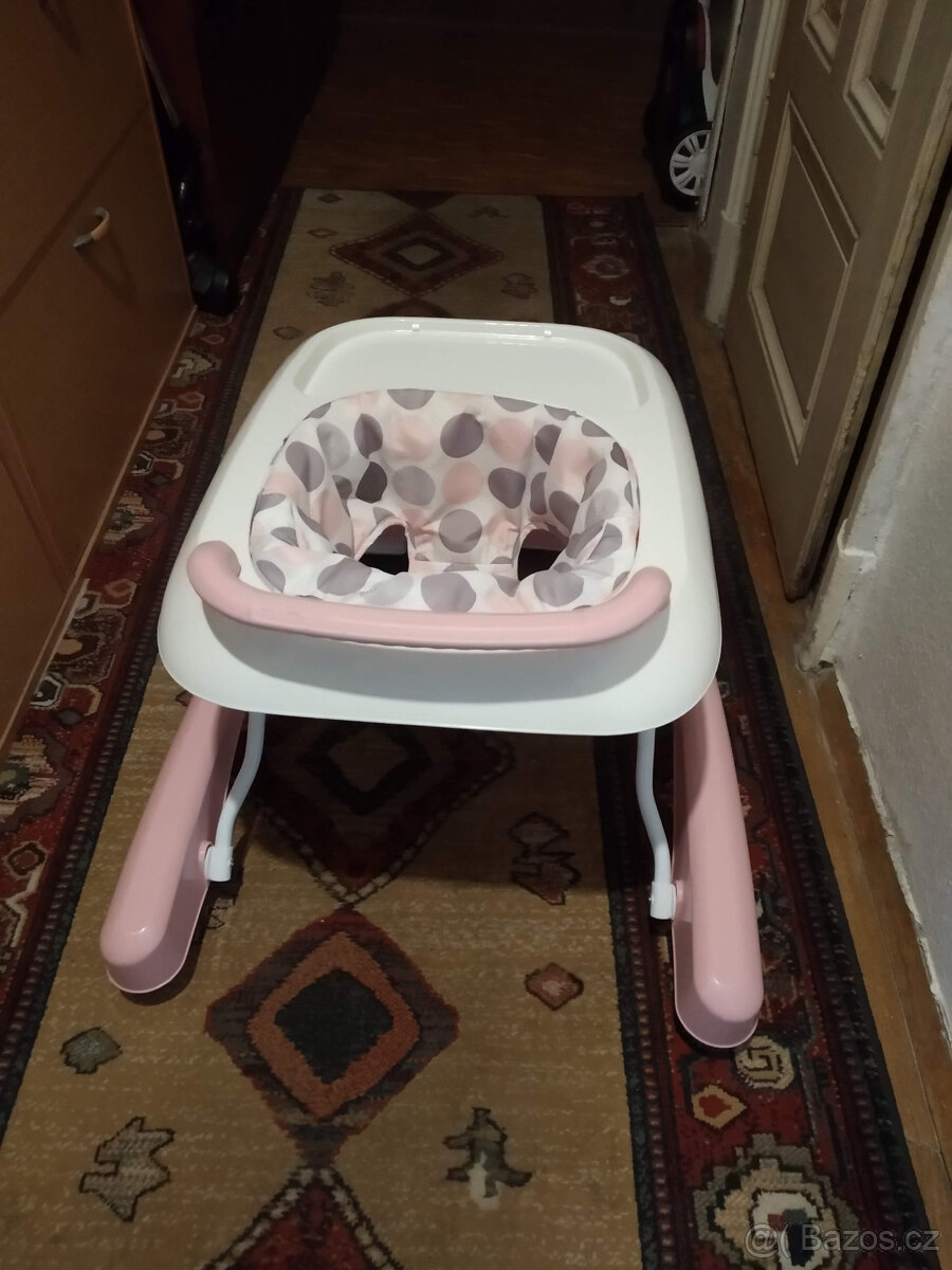 Dětské chodítko ECOTOYS - růžové - 3