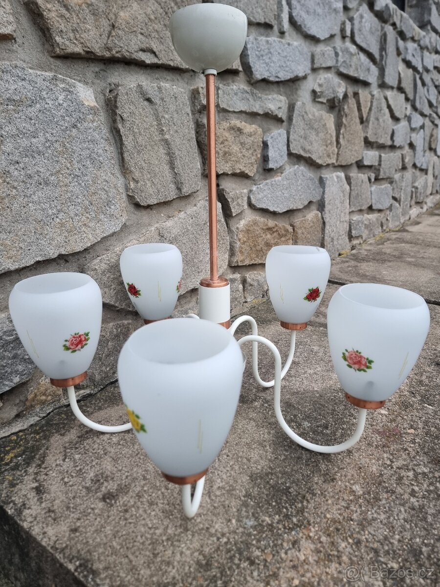 Prodám pěkný stropní lustr viz foto. - 3