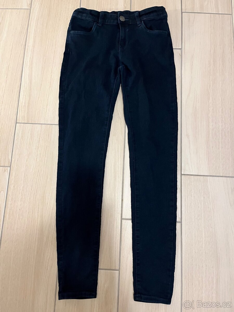Dívčí tmavě modré džínové kalhoty Skinny C&A 176/CS-S - 3