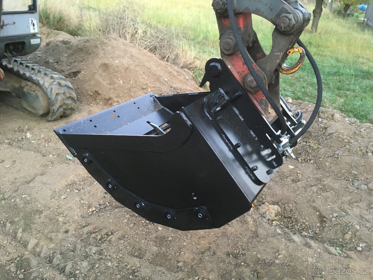 Hydraulicky pohanena prosevaci - tridici lzice na bagr - 3