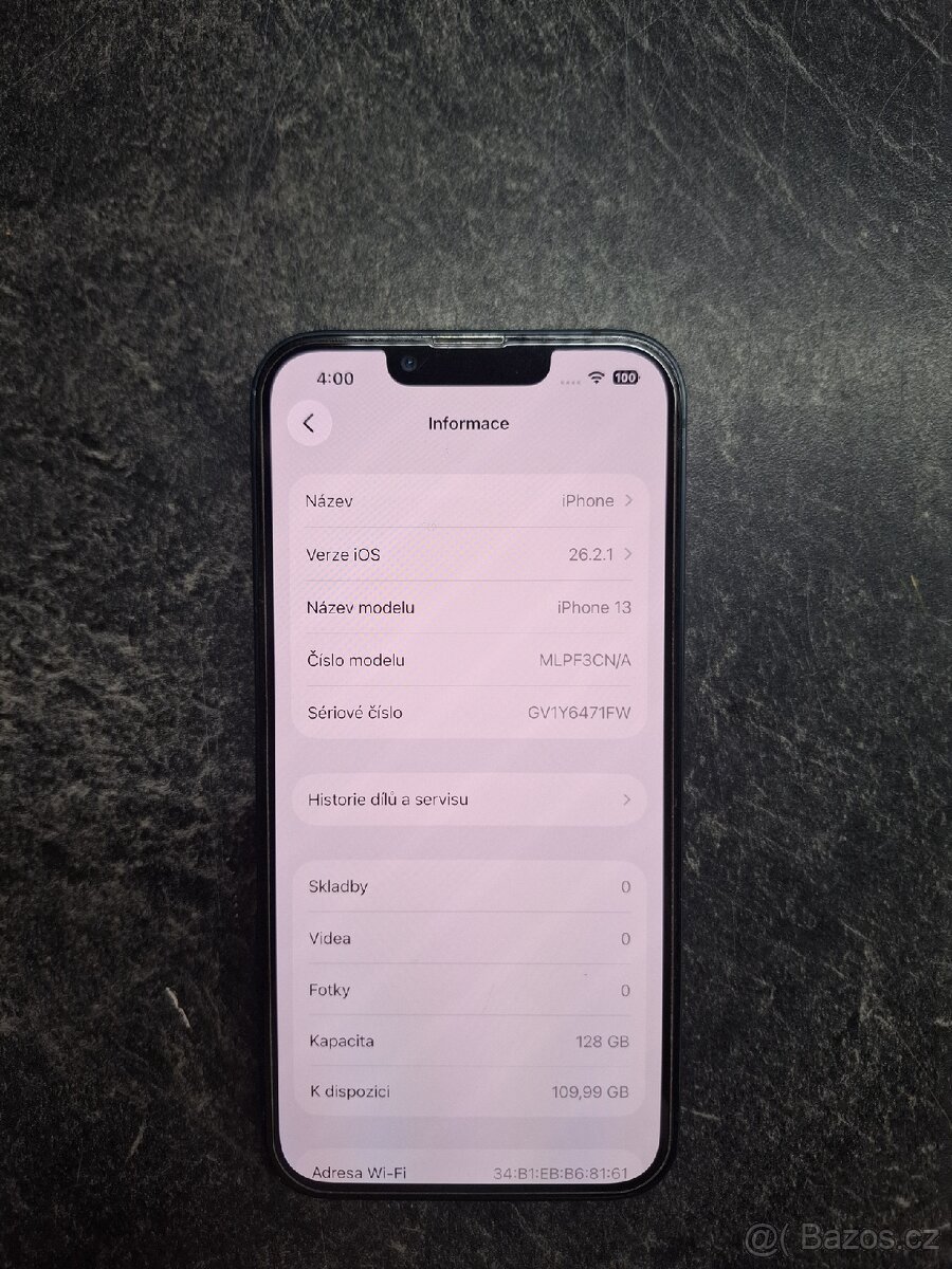 Iphone 13 128gb - 100% - 3