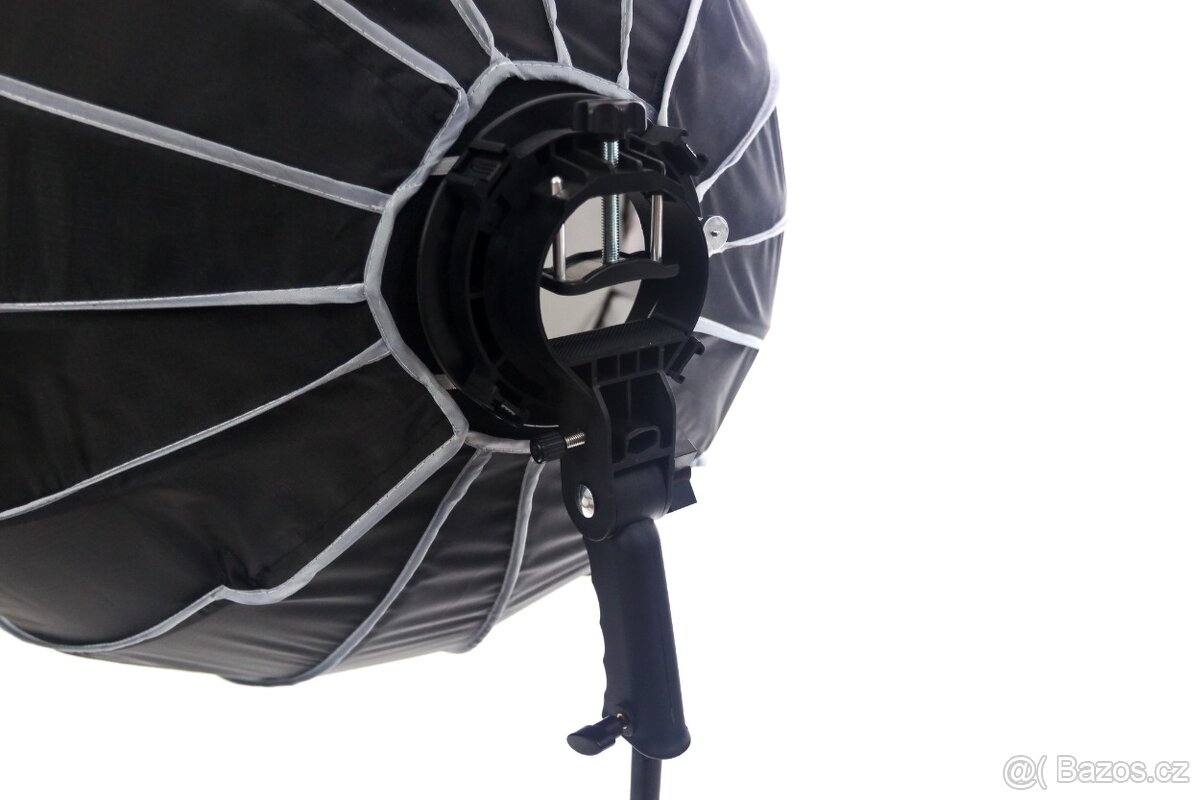 Parabolický softbox 90 cm + stativ + držák Bowens - 3