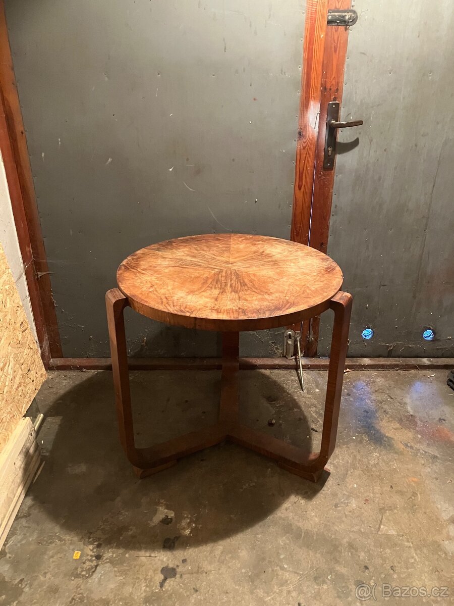 Ořechový konf. stolek art deco/funkcionalismus - 3