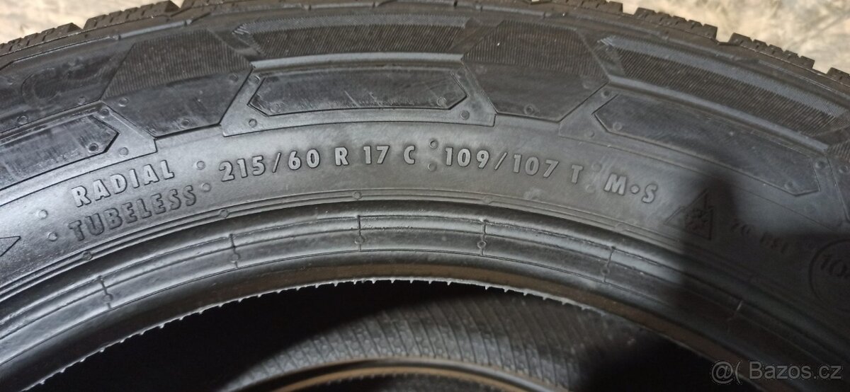 Continental 215/60 R17C 109/107T 4,5-5mm - 3