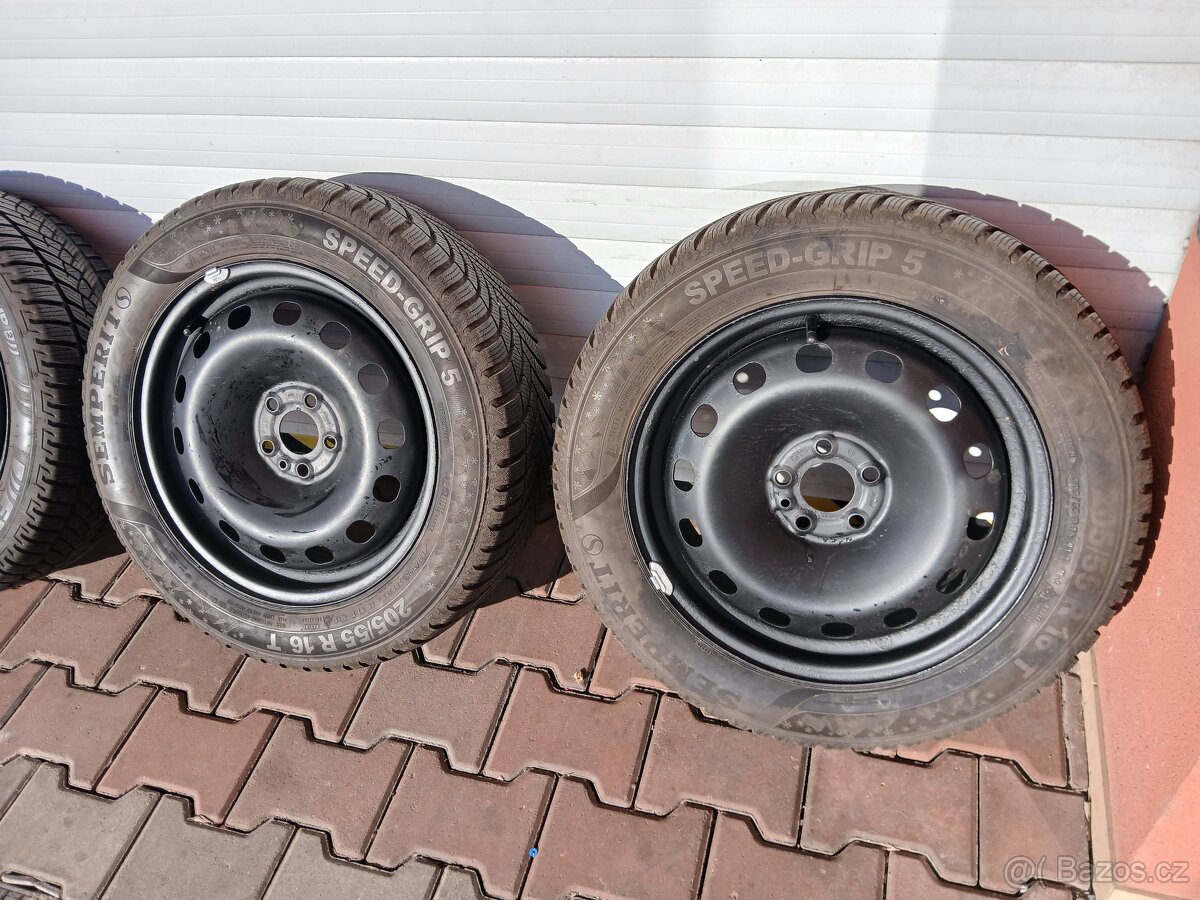 FIAT TIPO / 500L DISKY R16" SE ZIMNÍMI PNEU 205/55 - 3