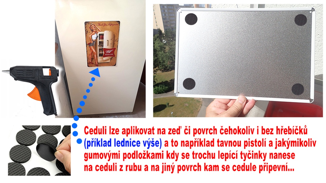 kovová cedule Žena a koupel - 3