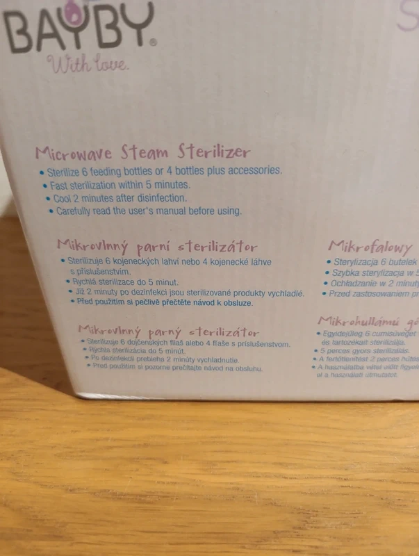 Sterilizátor do mikrovlnné trouby babyono - 3