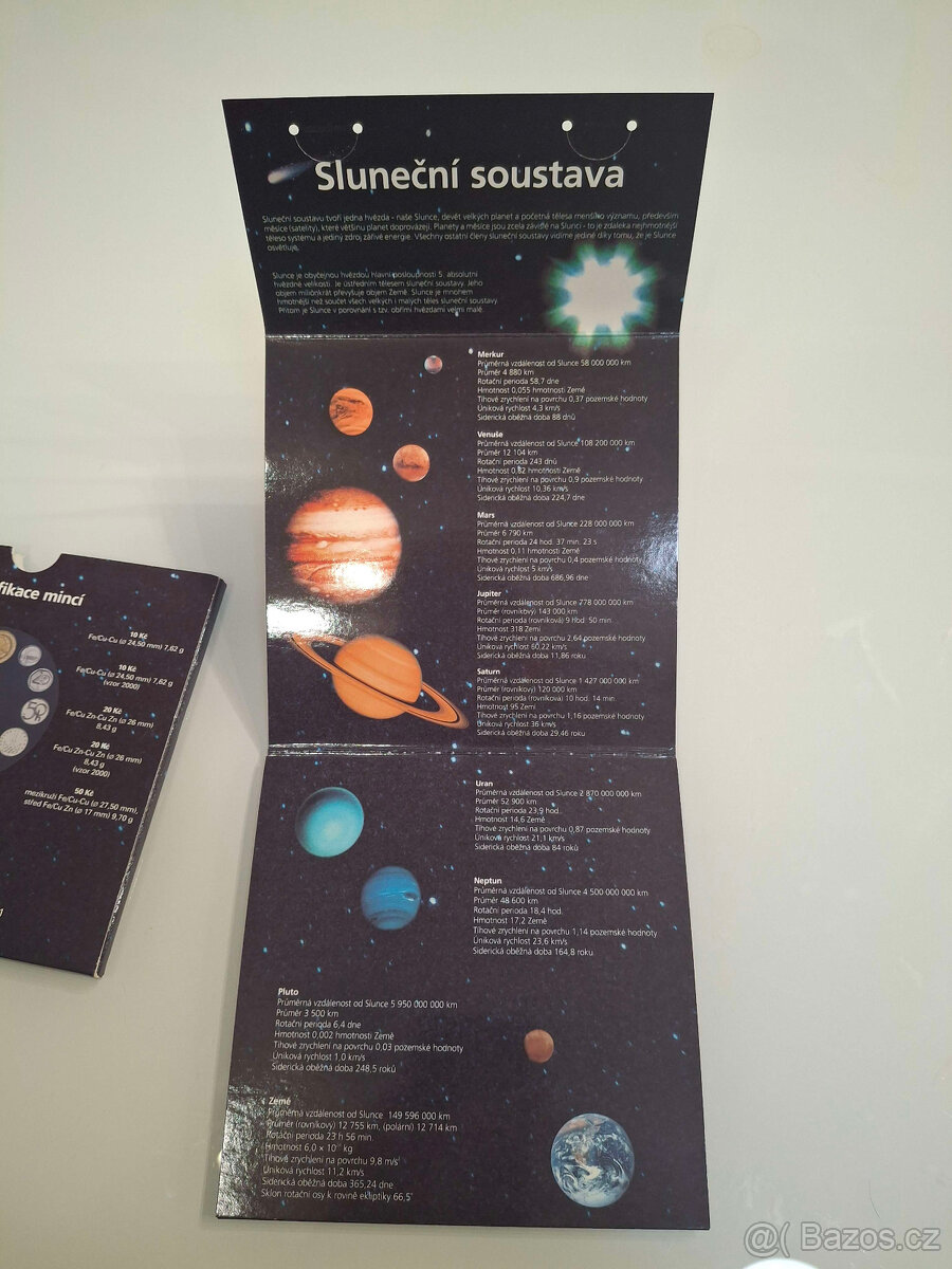 Prodám vzácnou sadu mincí Vesmír - 3