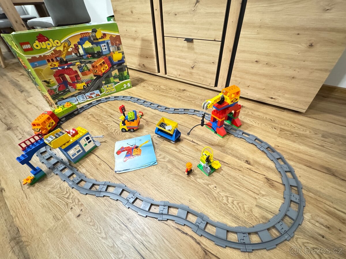 Prodám LEGO Duplo (mašinka, 2x vagonek) - 3