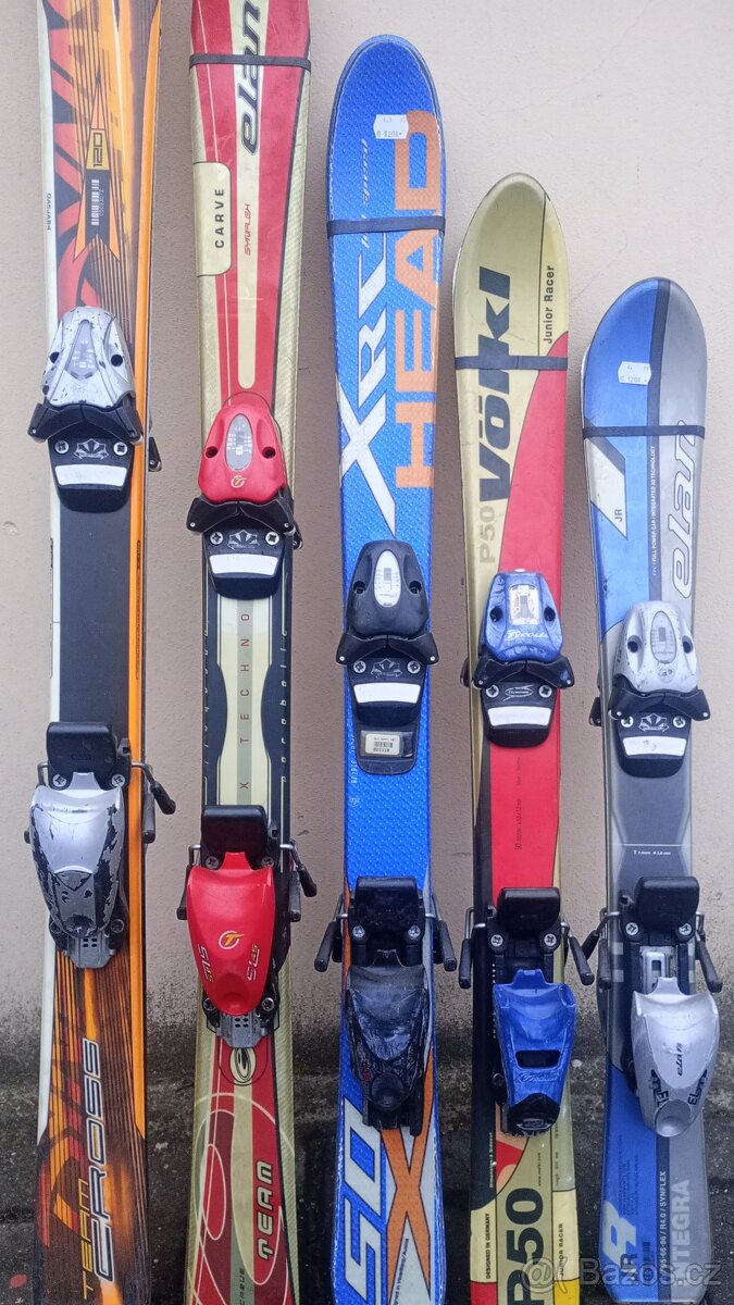 Dětské lyže 800,-Kč/pár - 3