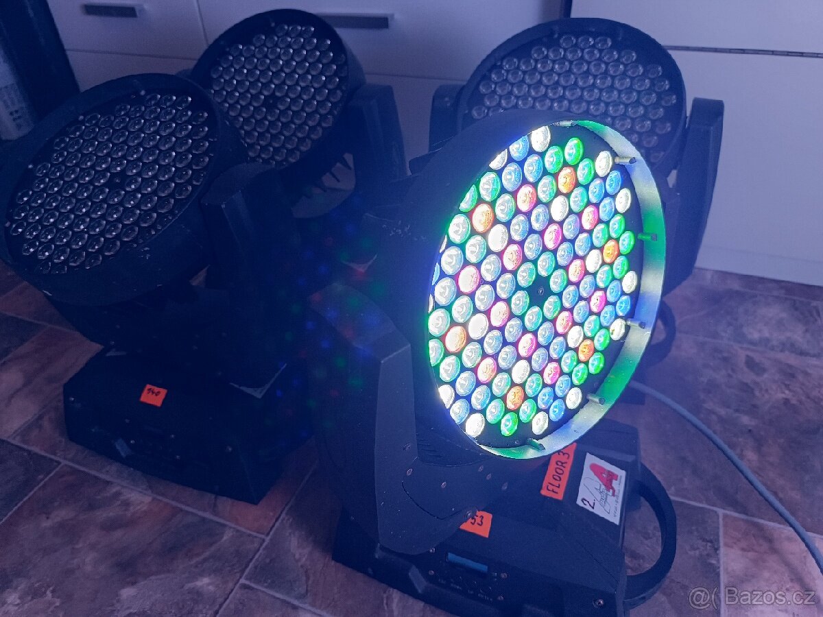4ks Otočná LED hlava 108x3W - 3