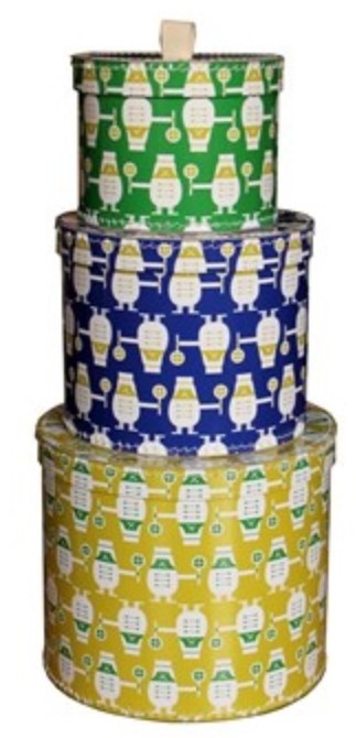 Kulaté krabice Kazeto Limited edition výpravčí Decorplay 3ks - 3