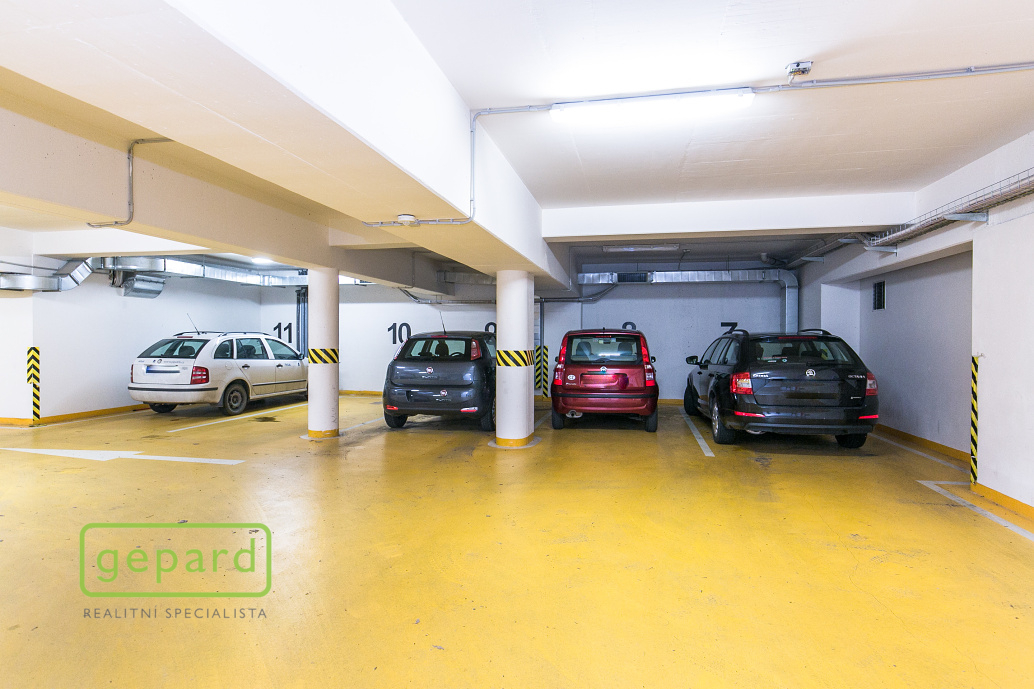 Pronájem, garážové parkovací stání, 14m2, Dalimilova 15 - 3