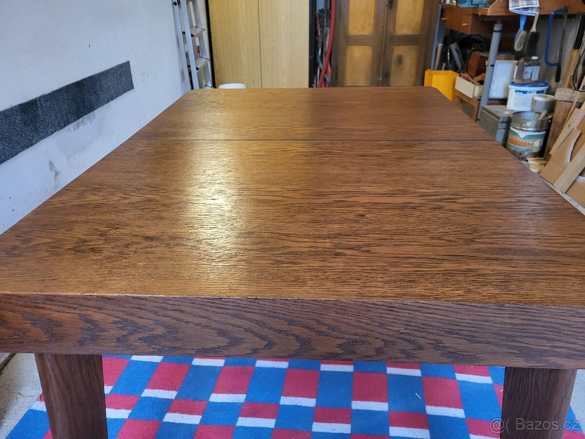 Starožitný rozkládací stůl Halabala - UP závody - 3