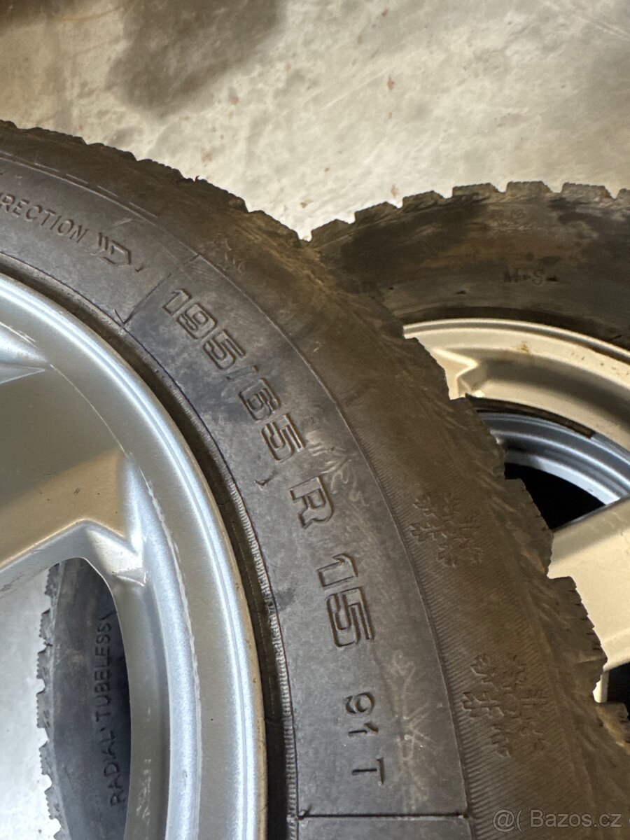 Zimni sada 5x100 pneu 195/65R15 Vranik - 3