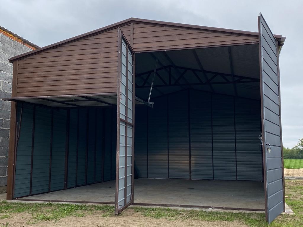 PLECHOVÁ MONTOVANÁ HALA 6x8M, SERVI, SKLAD, VÝROBA - 3